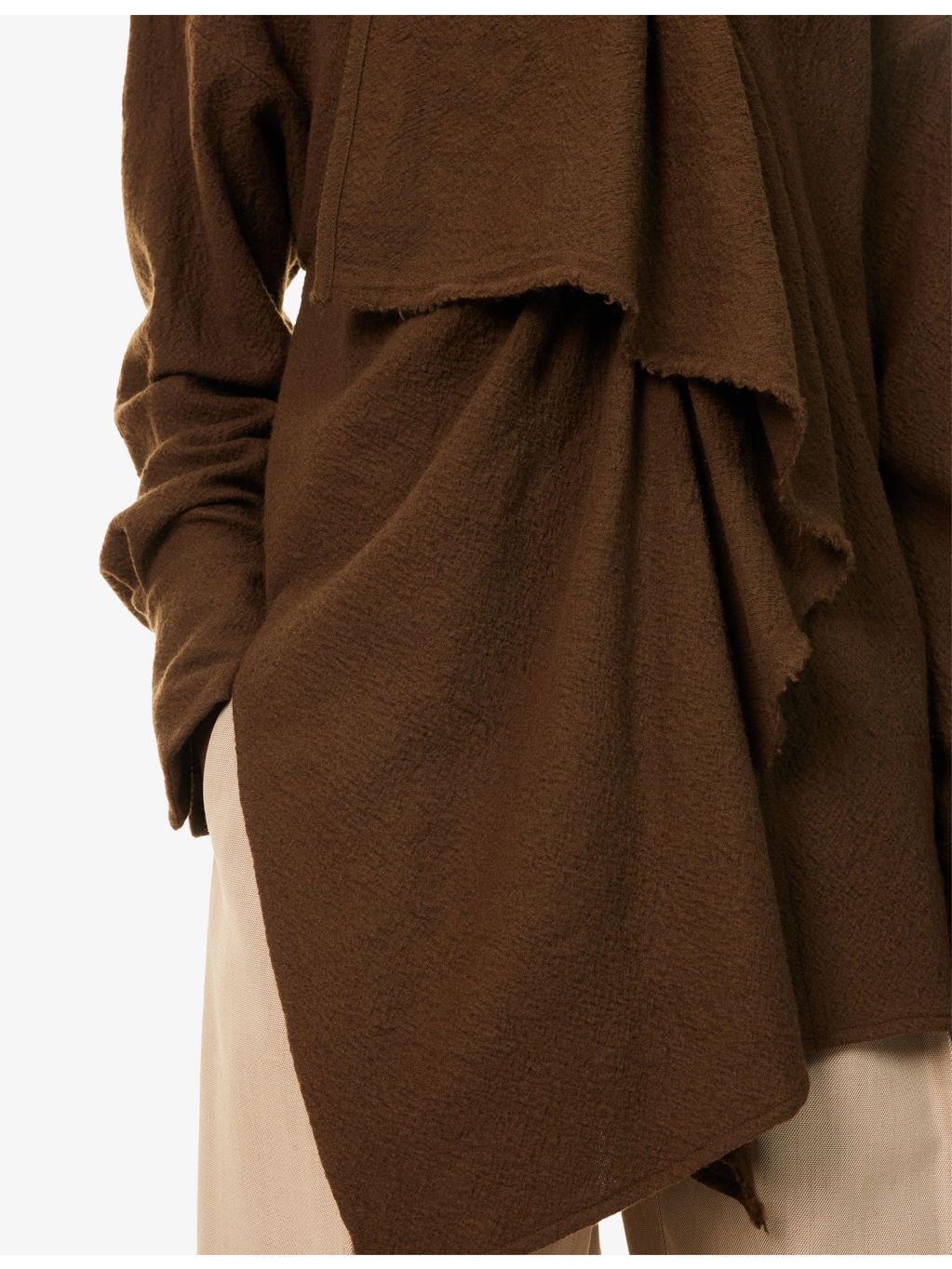 Tumble Asymmetric Wool Top - 5