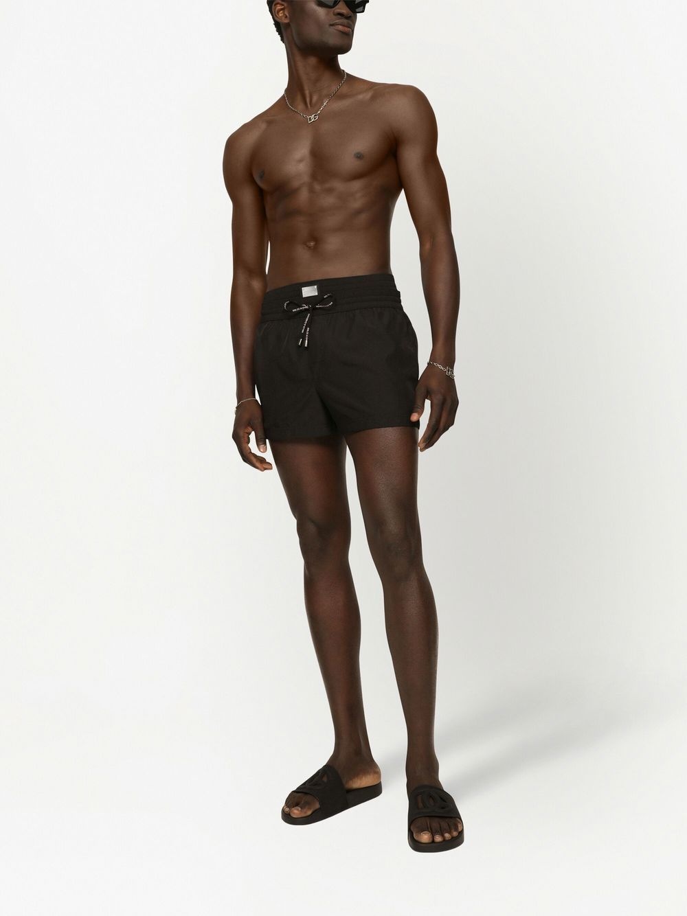 short double-waistband swim shorts - 2