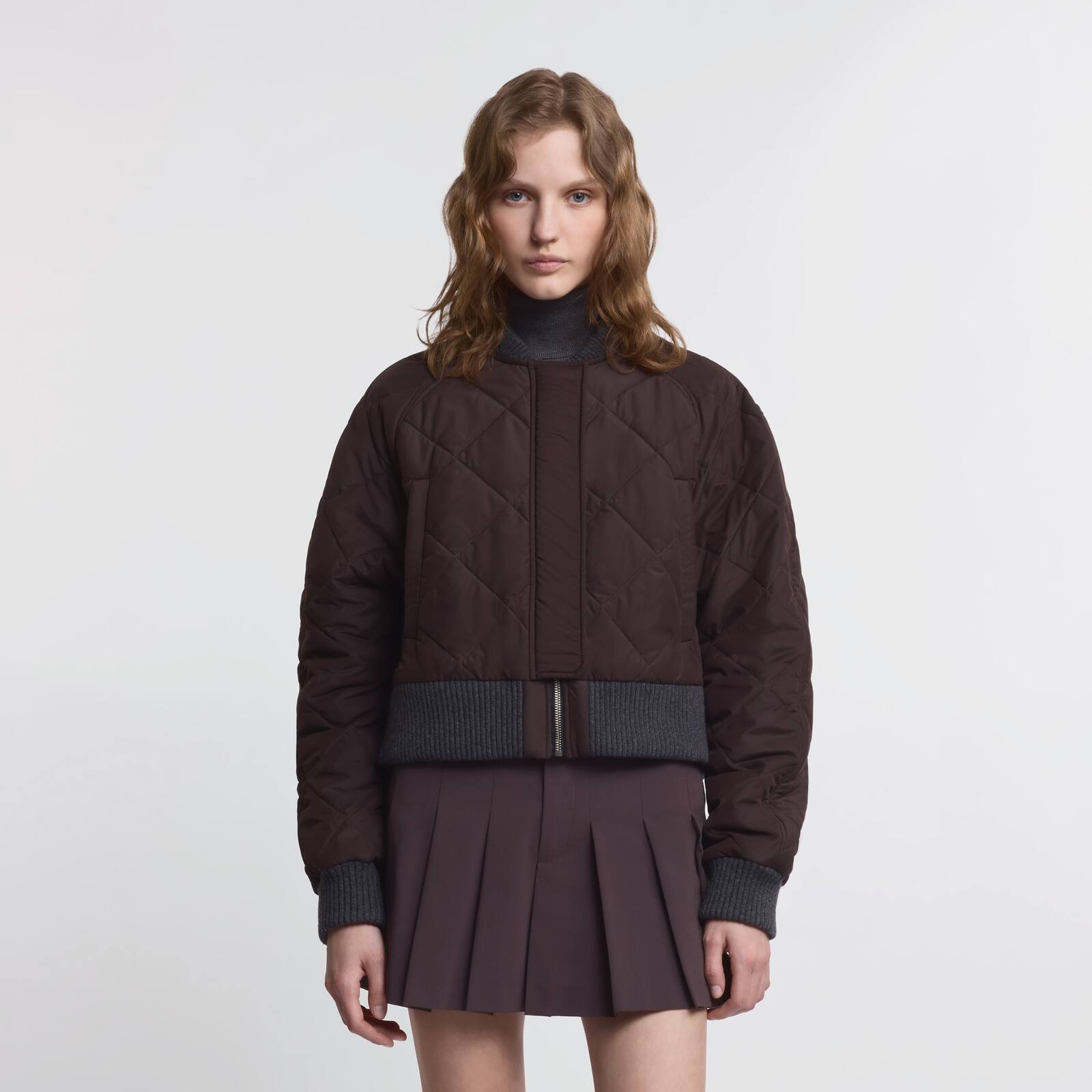 Cropped bomber jacket - 4