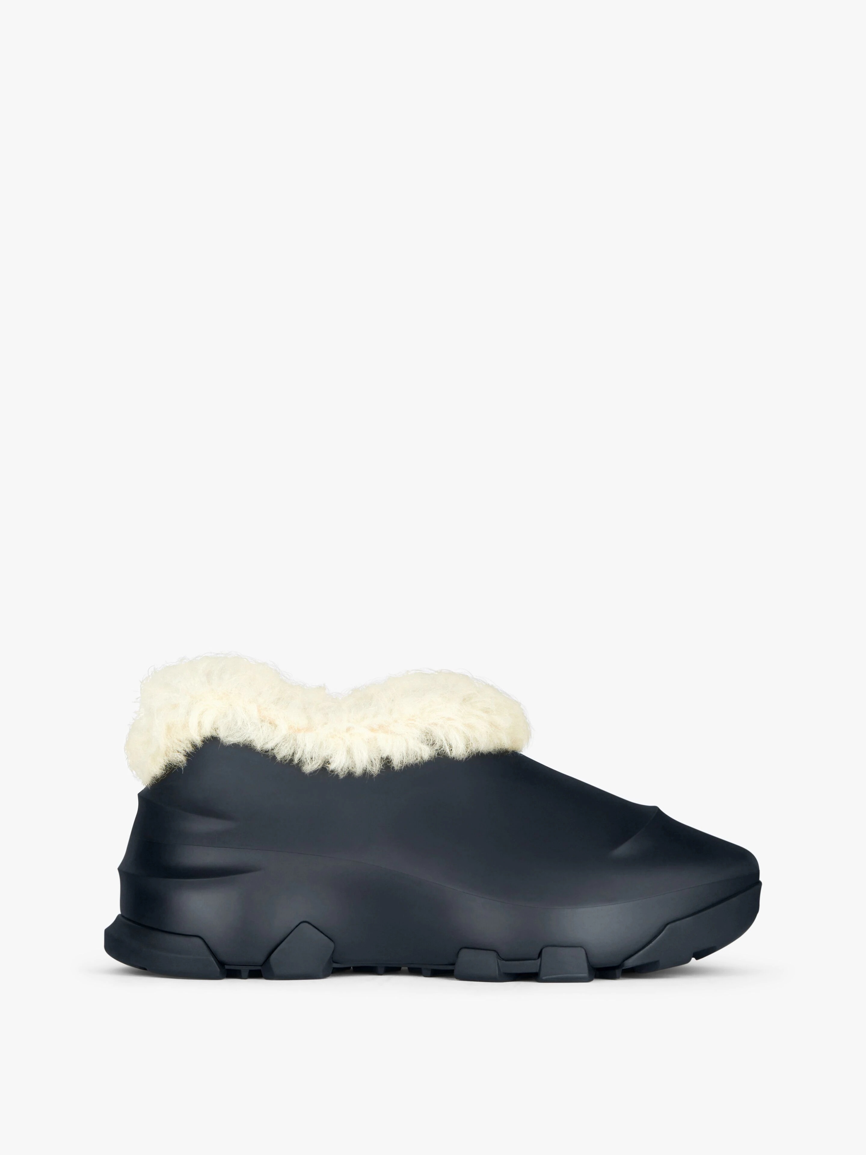 MONUMENTAL MALLOW SHOES IN RUBBER AND SHEARLING - 1