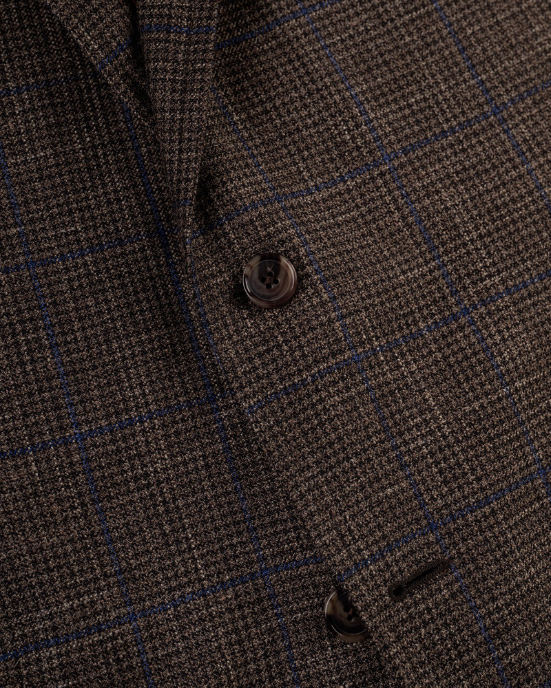 J. PRESS MADE-IN-USA GREY & BROWN PLAID WOOL/LINEN SPORT COAT outlook