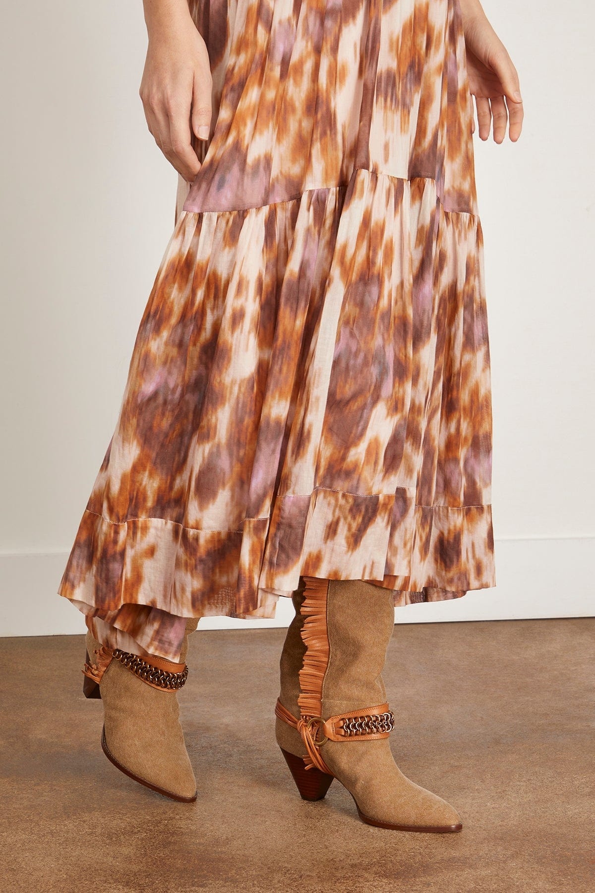 Levon Boots in Khaki - 2