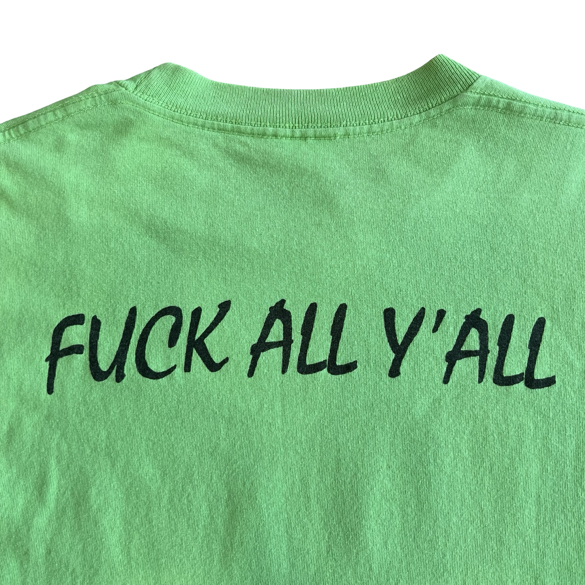 Final Blow - Supreme Green ‘Parental Advisory’ T-shirt SZ M - 6
