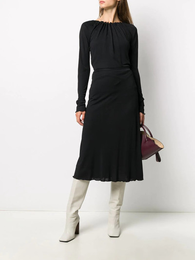 Jil Sander mid-length high waist skirt outlook