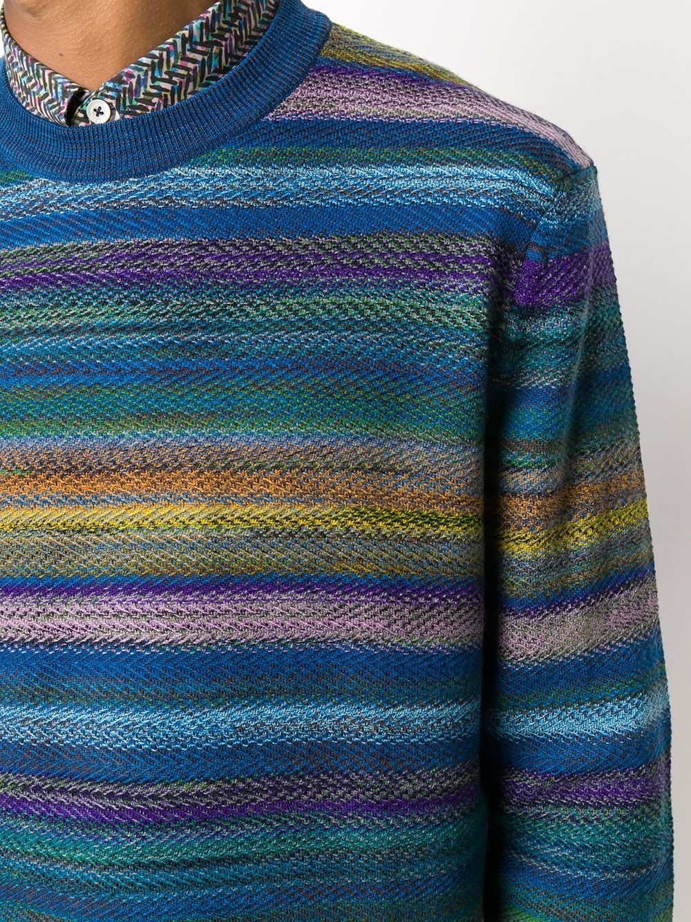 marl-knit jersey sweatshirt - 5