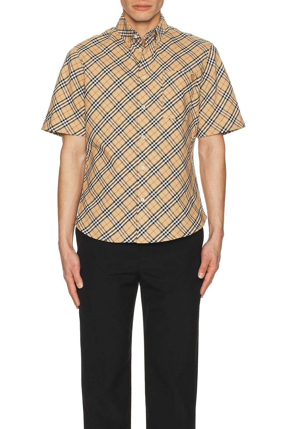 Check Short Sleeve Oxford Shirt - 4