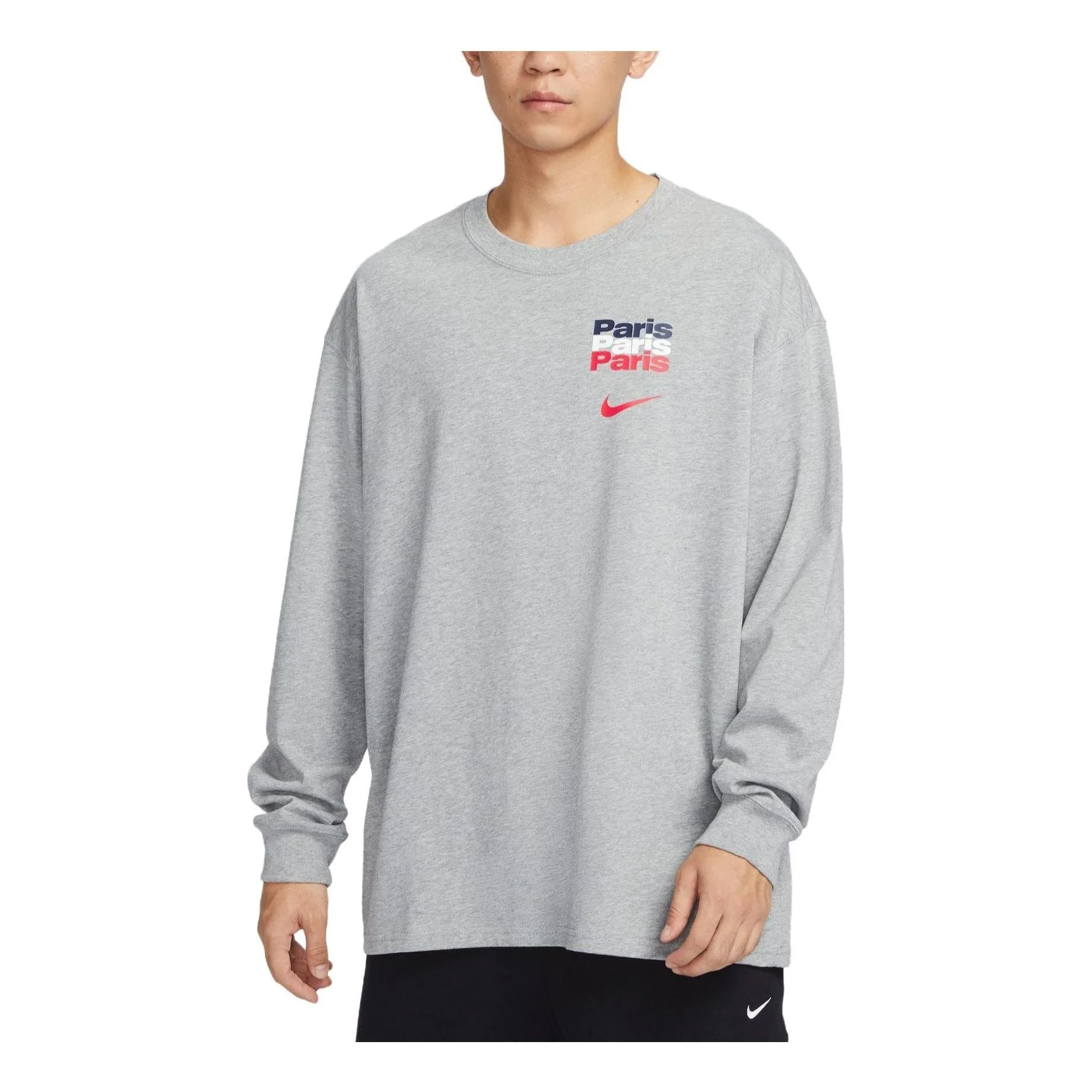 Nike Paris Saint-Germain Legend Long Sleeve T-Shirt 'Grey' FQ0262-063 - 1