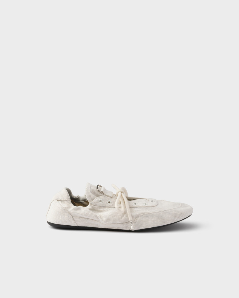 Prada Collapse denim sneakers outlook