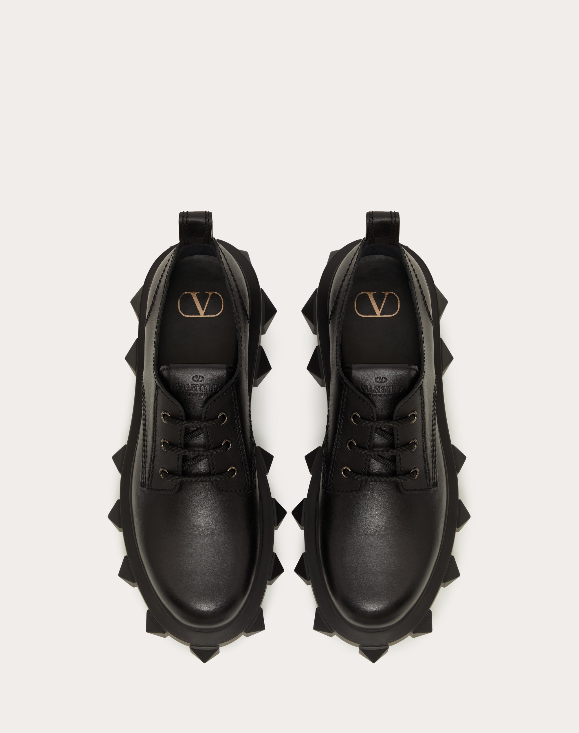 TRACKSTUD CALFSKIN DERBY - 4