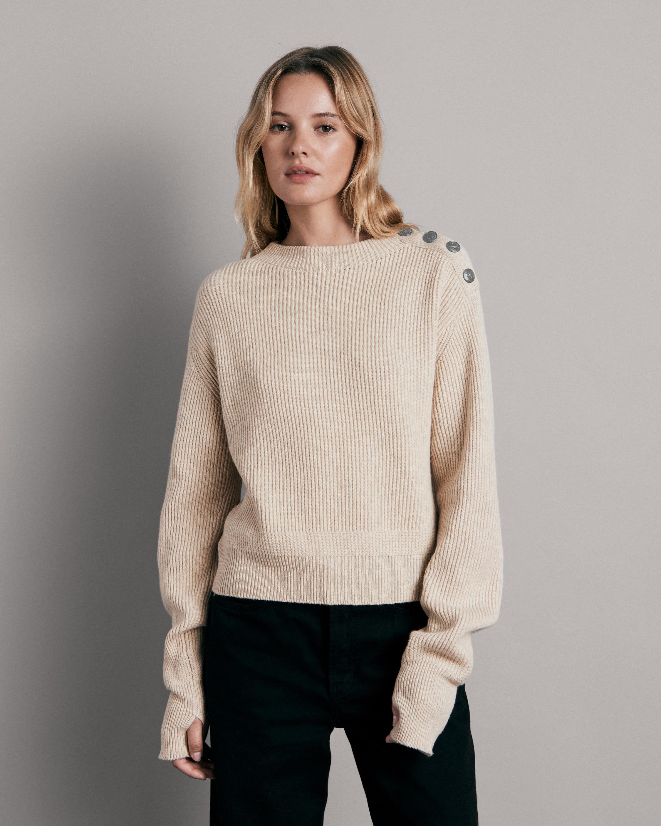 Nancy Wool Crew
Classic Fit Top - 2