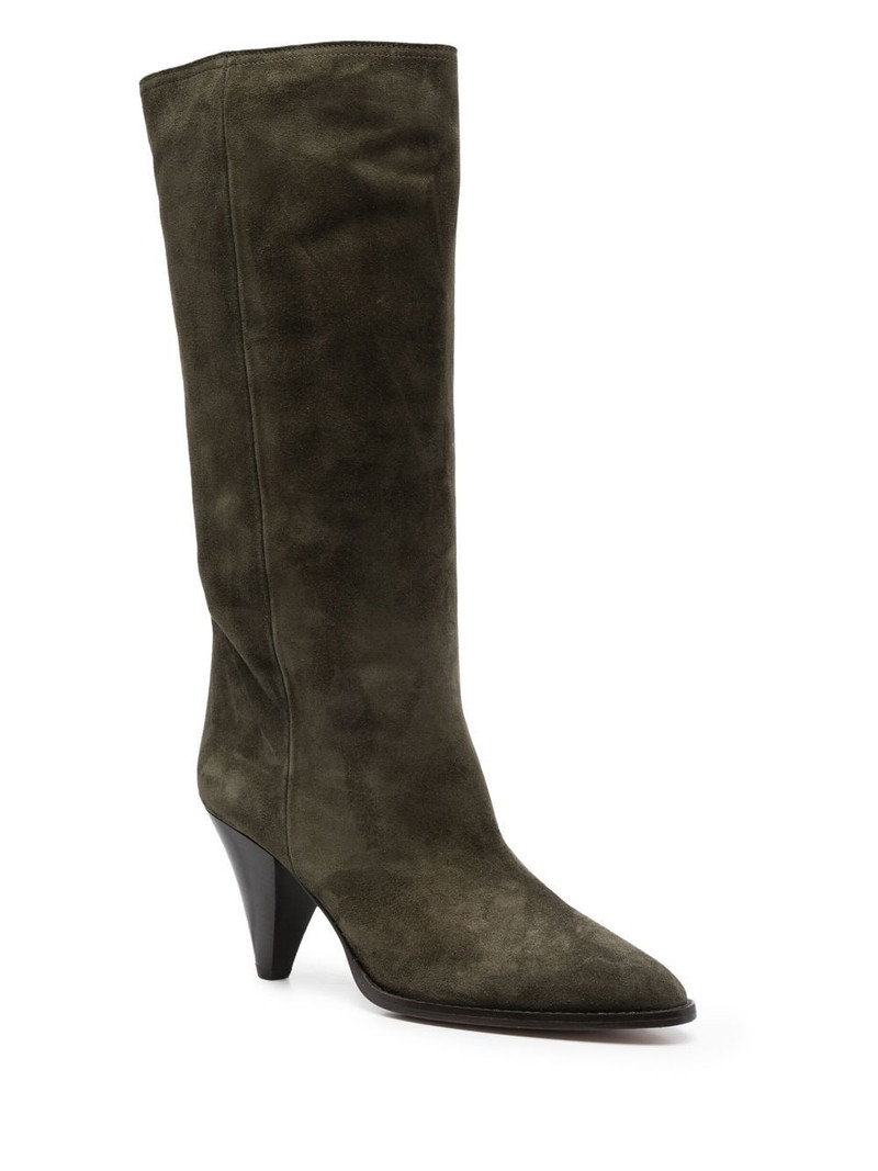 Isabel Marant Rouxy suede knee-high boots outlook