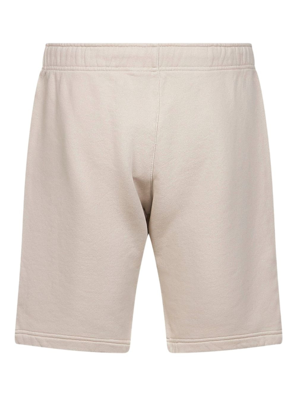 elasticated-waistband logo-patch shorts - 2