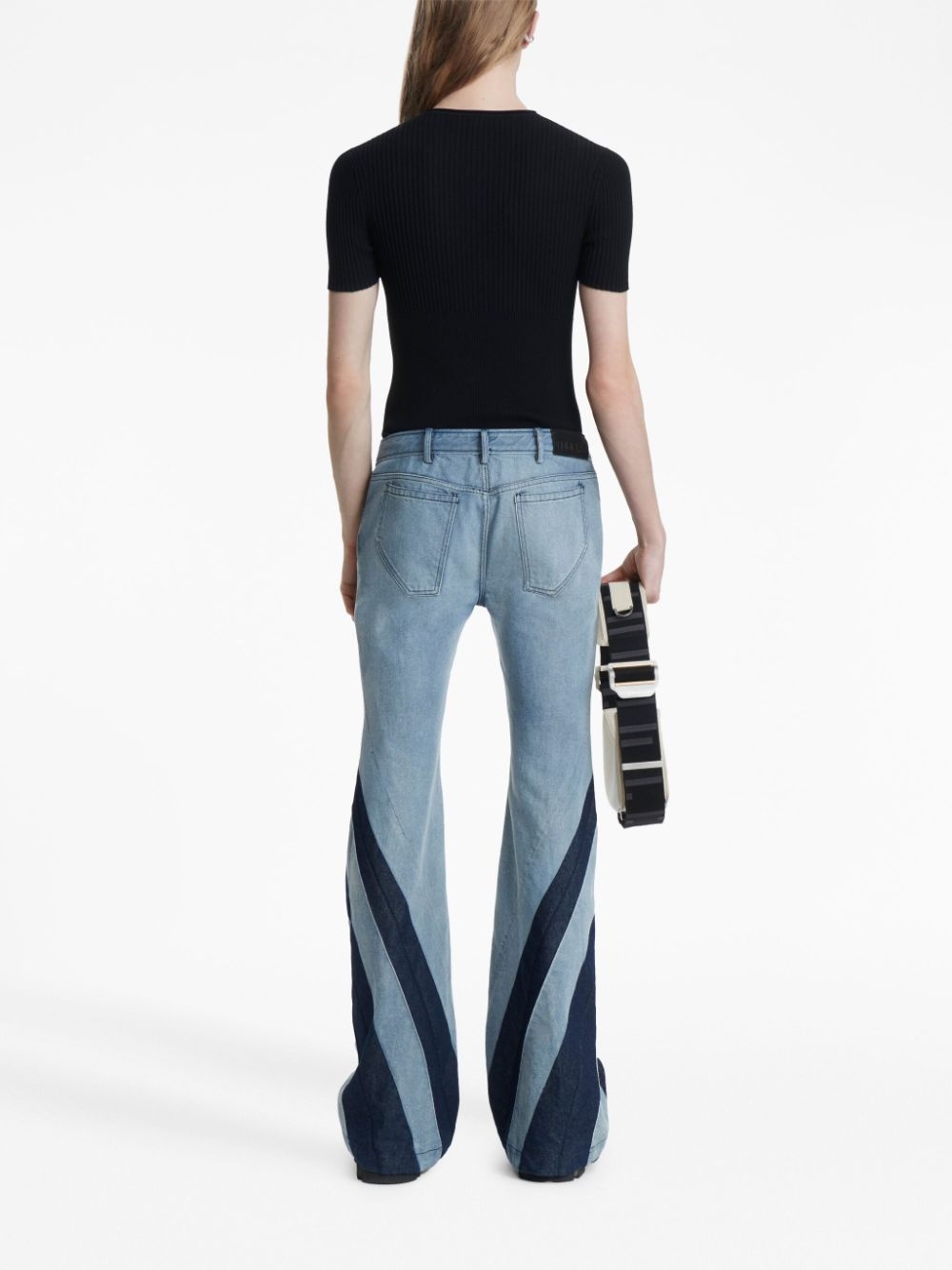 Darted flared jeans - 6