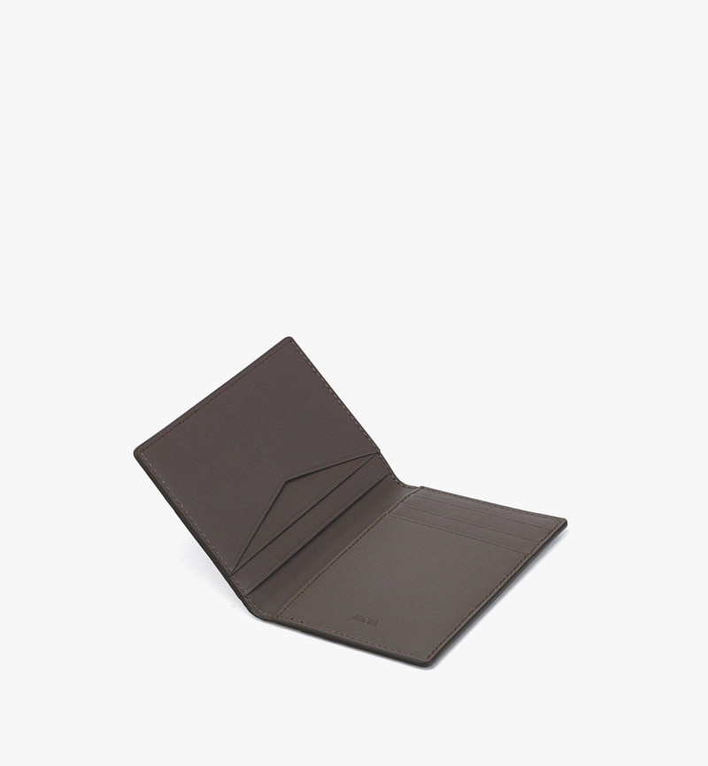 MCM Aren Bifold Card Wallet in Maxi Monogram Leather outlook