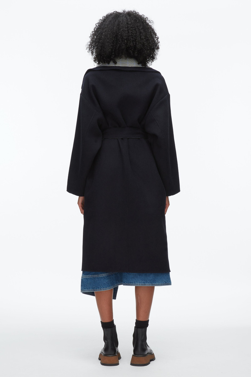 Double Face Wool Belted Coat 4