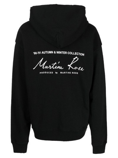 Martine Rose logo-print hoodie outlook