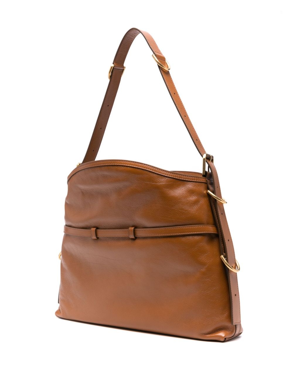 medium Voyou leather shoulder bag - 3