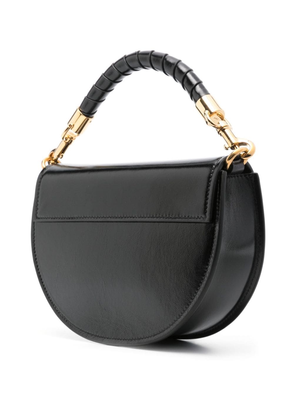hardware-detail leather tote bag - 3