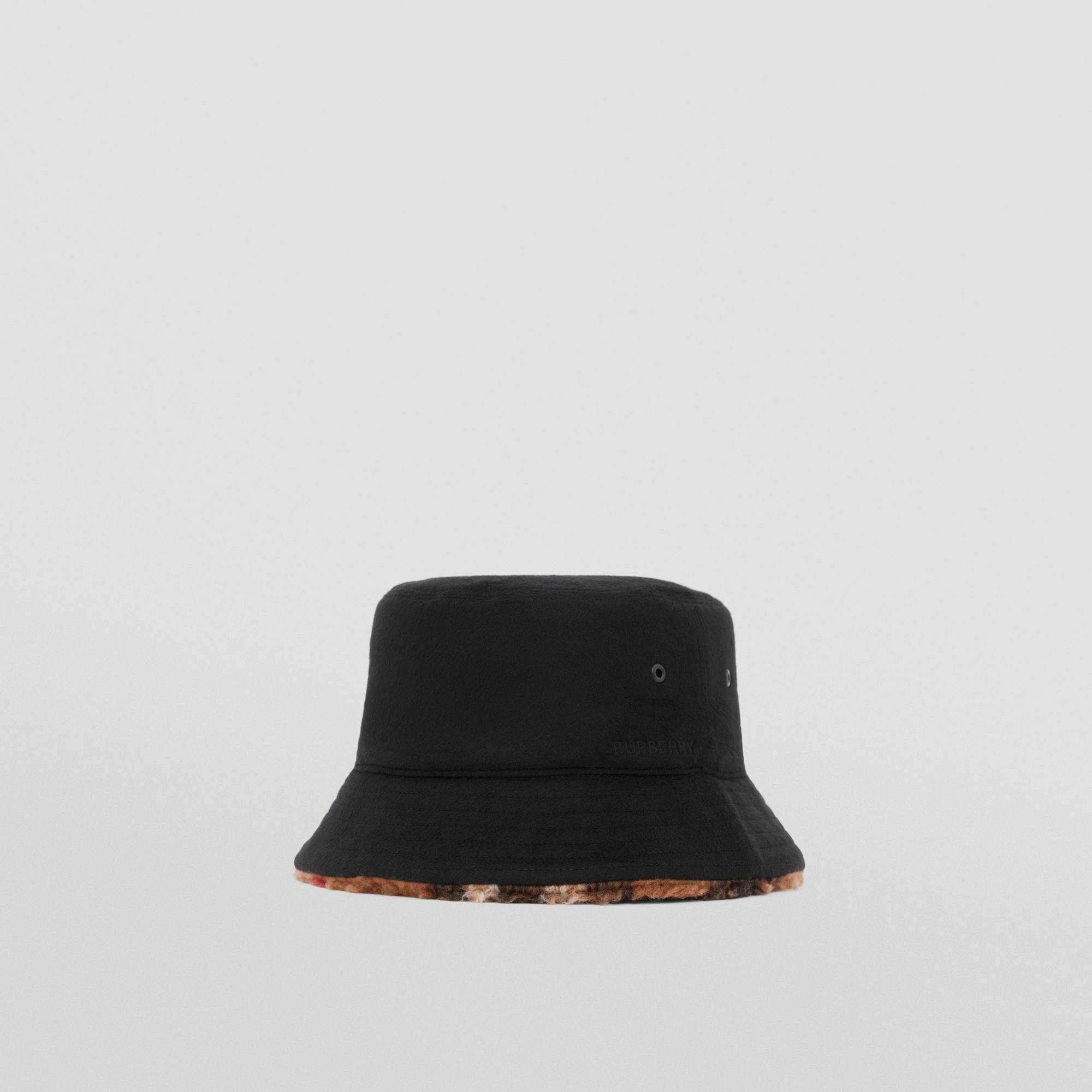 Reversible Check Fleece Bucket Hat - 2