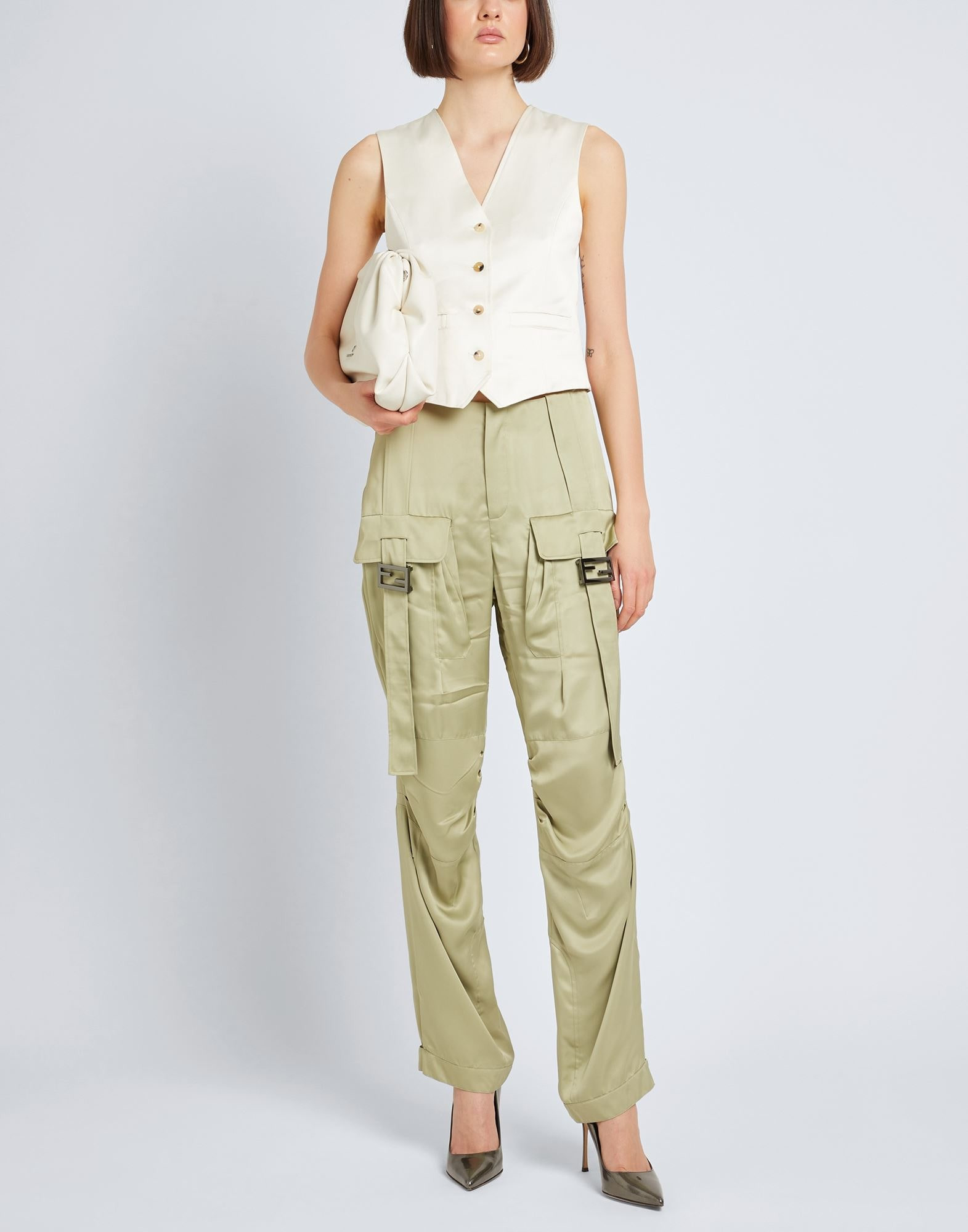 Sage green Women's Cargo - 2