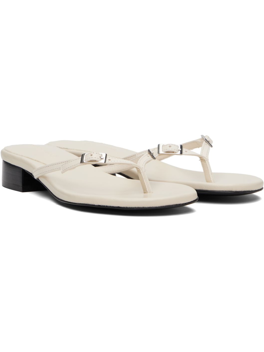 Beige Mica Sandals - 4