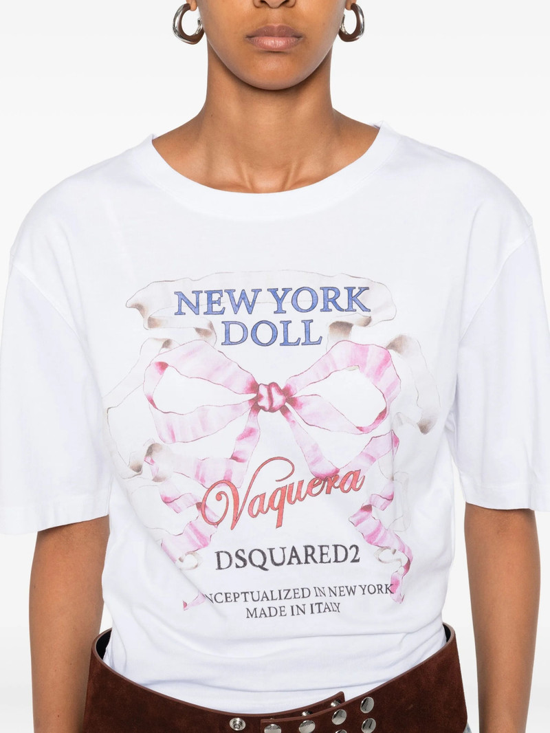 Dsquared2 Crew-neck Front-print Top 3