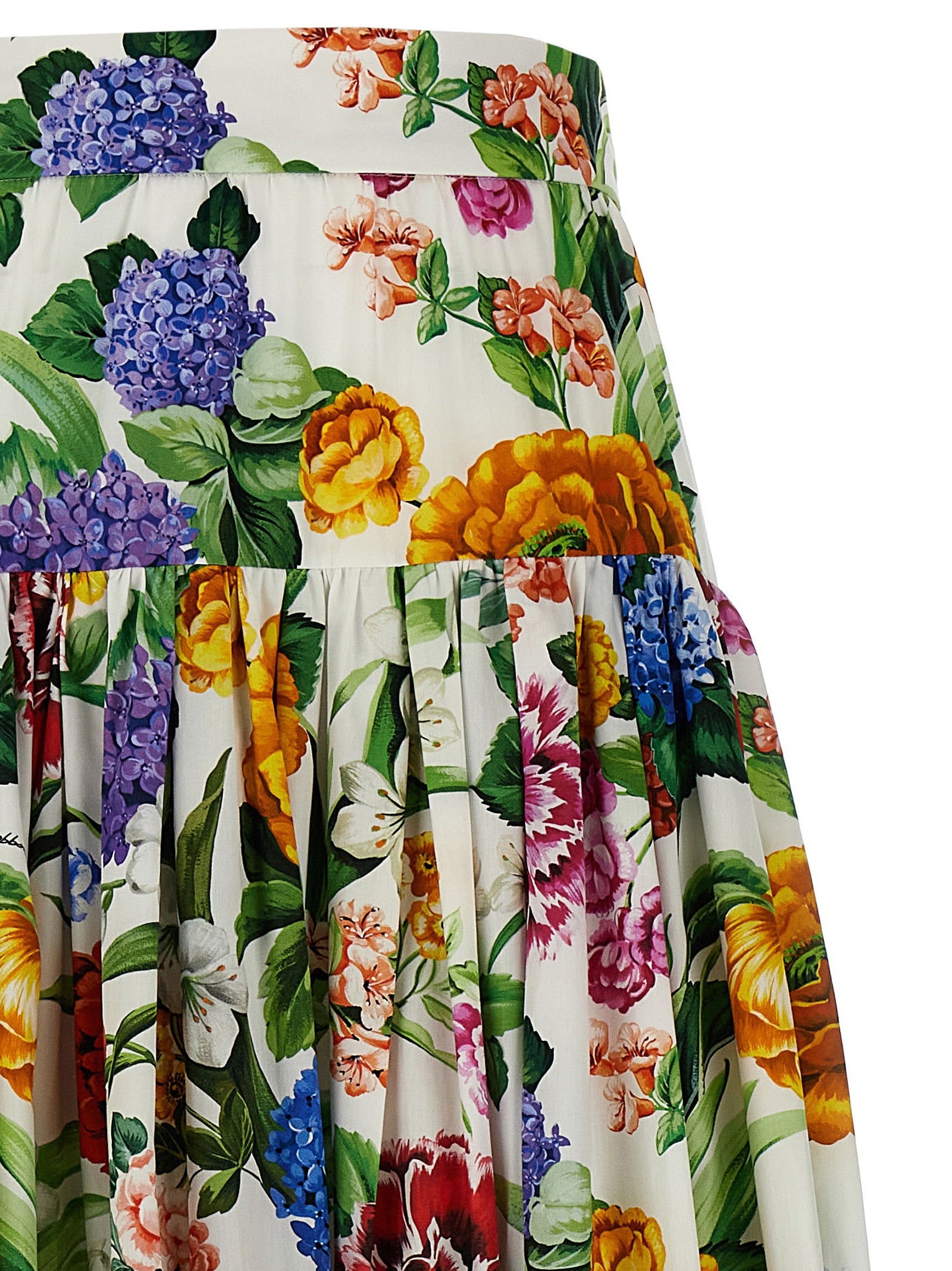 スカート DOLCE & GABBANA Floral flounces skirt Multicolor Dolce & Gabbana Multicolor Floral flounces skirt for Women