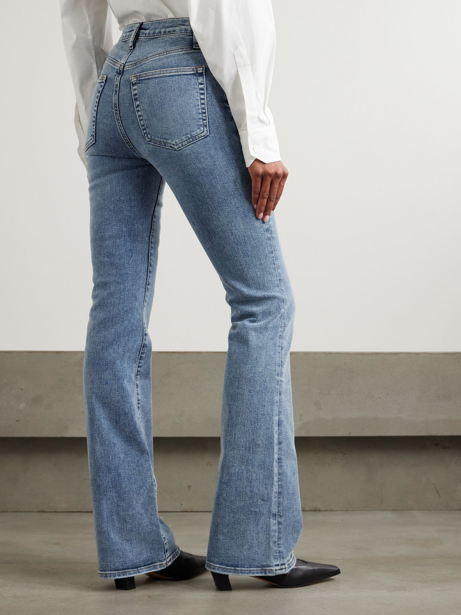 The Reboot mid-rise bootcut jeans Mid denim - 4