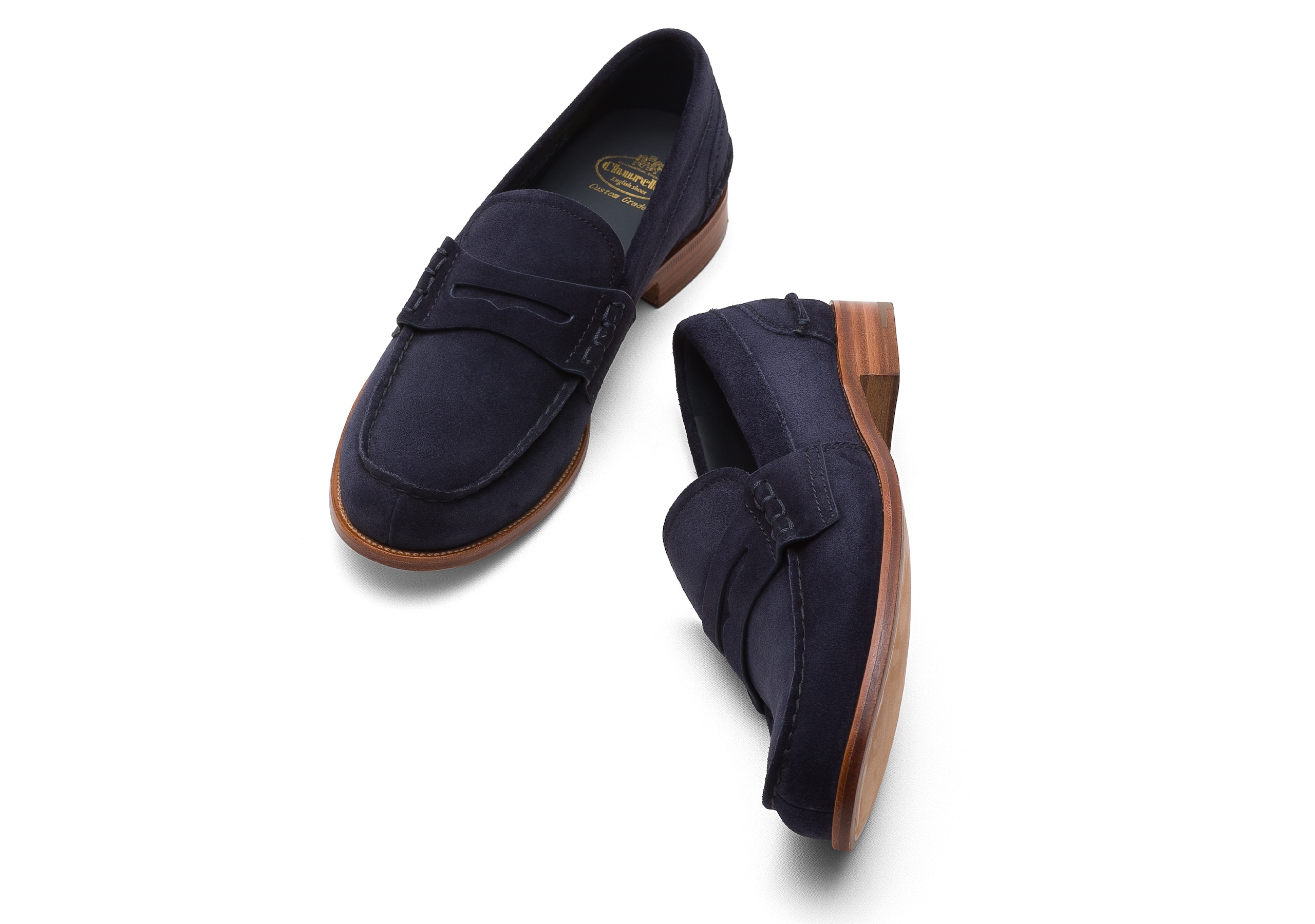 Pembrey w  6
Suede Loafer Blue - 2