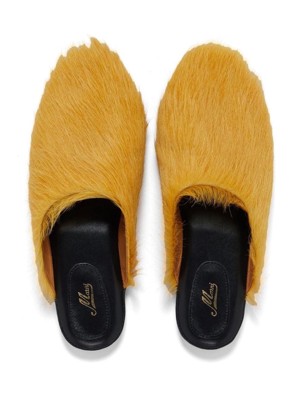 round-toe slip-on slippers - 4
