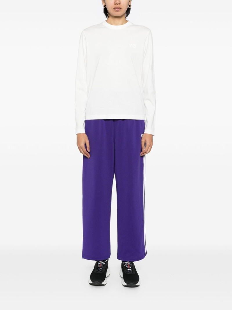 Y-3 logo-print cotton T-shirt outlook