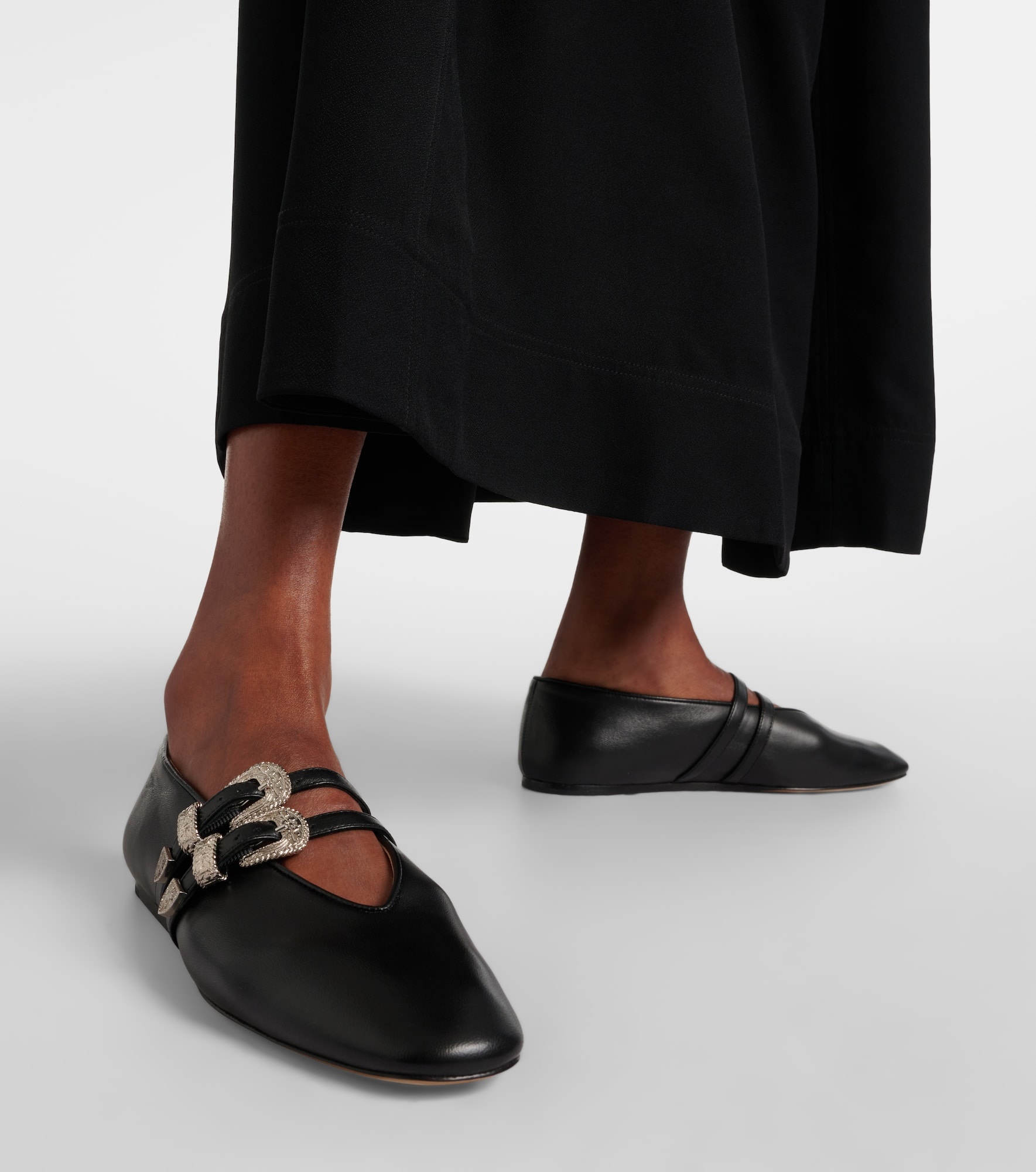Claudia leather ballet flats - 4