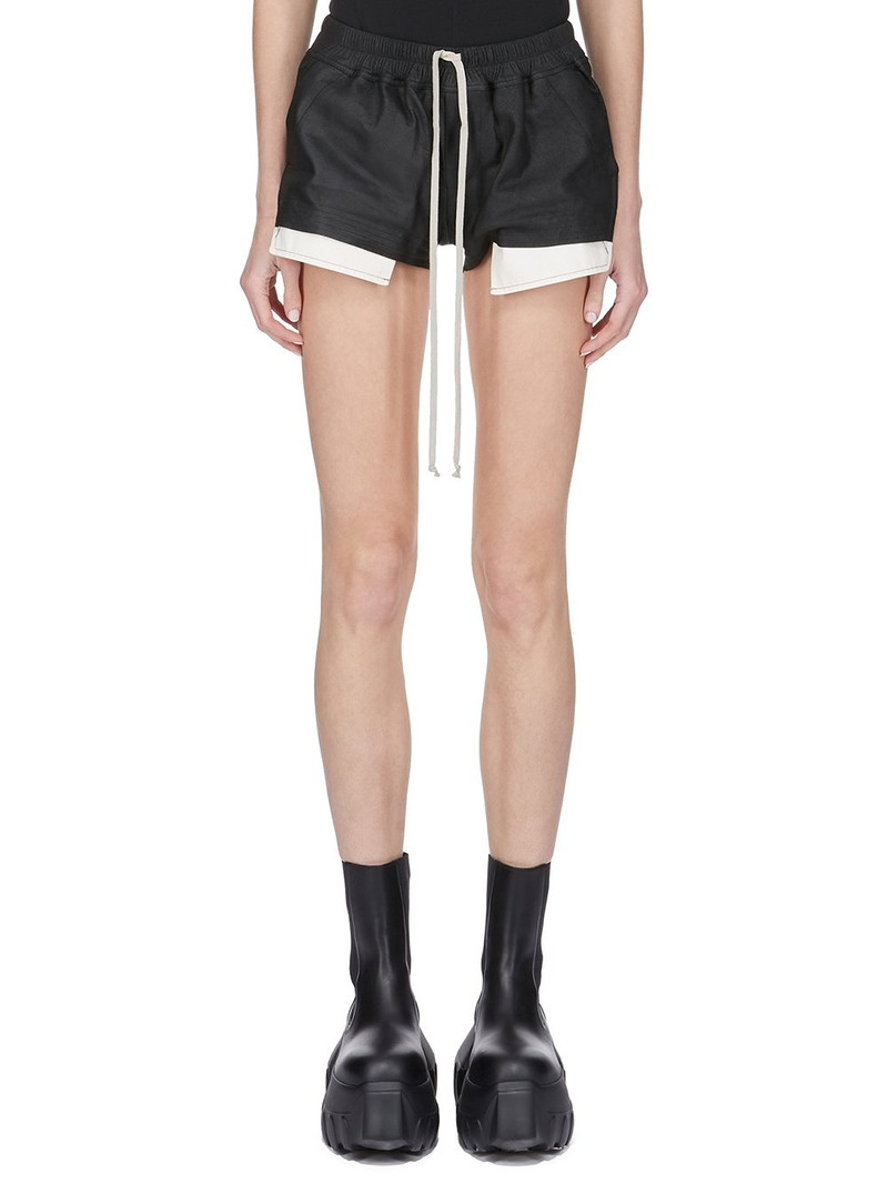 Fog leather shorts Black 1