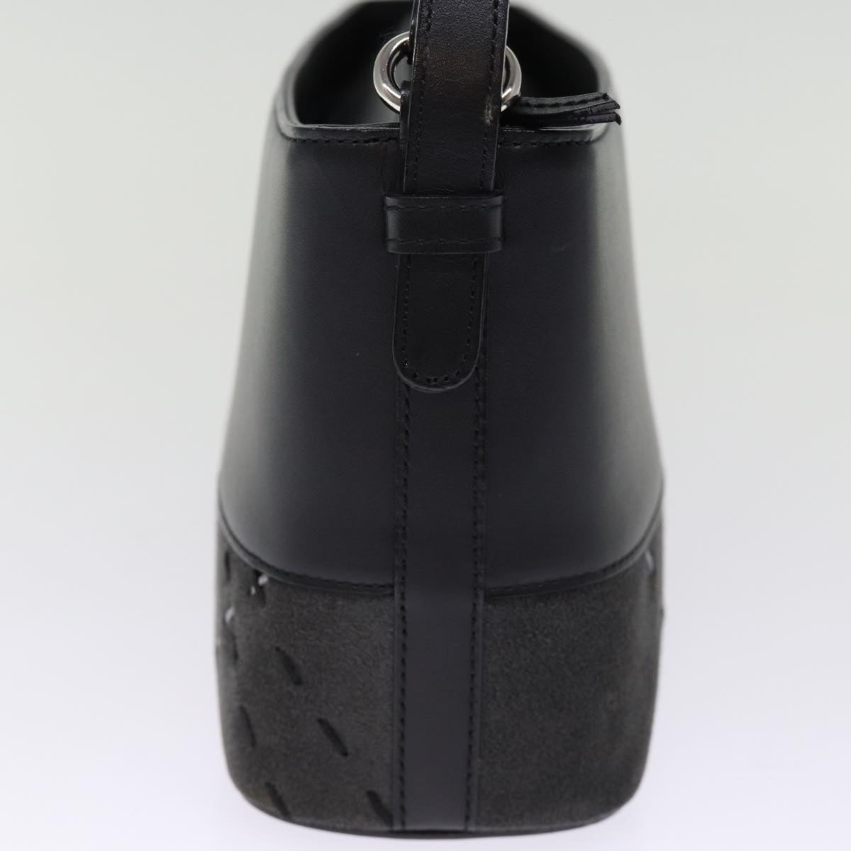 Burberry Hand Bag Leather Black - 3