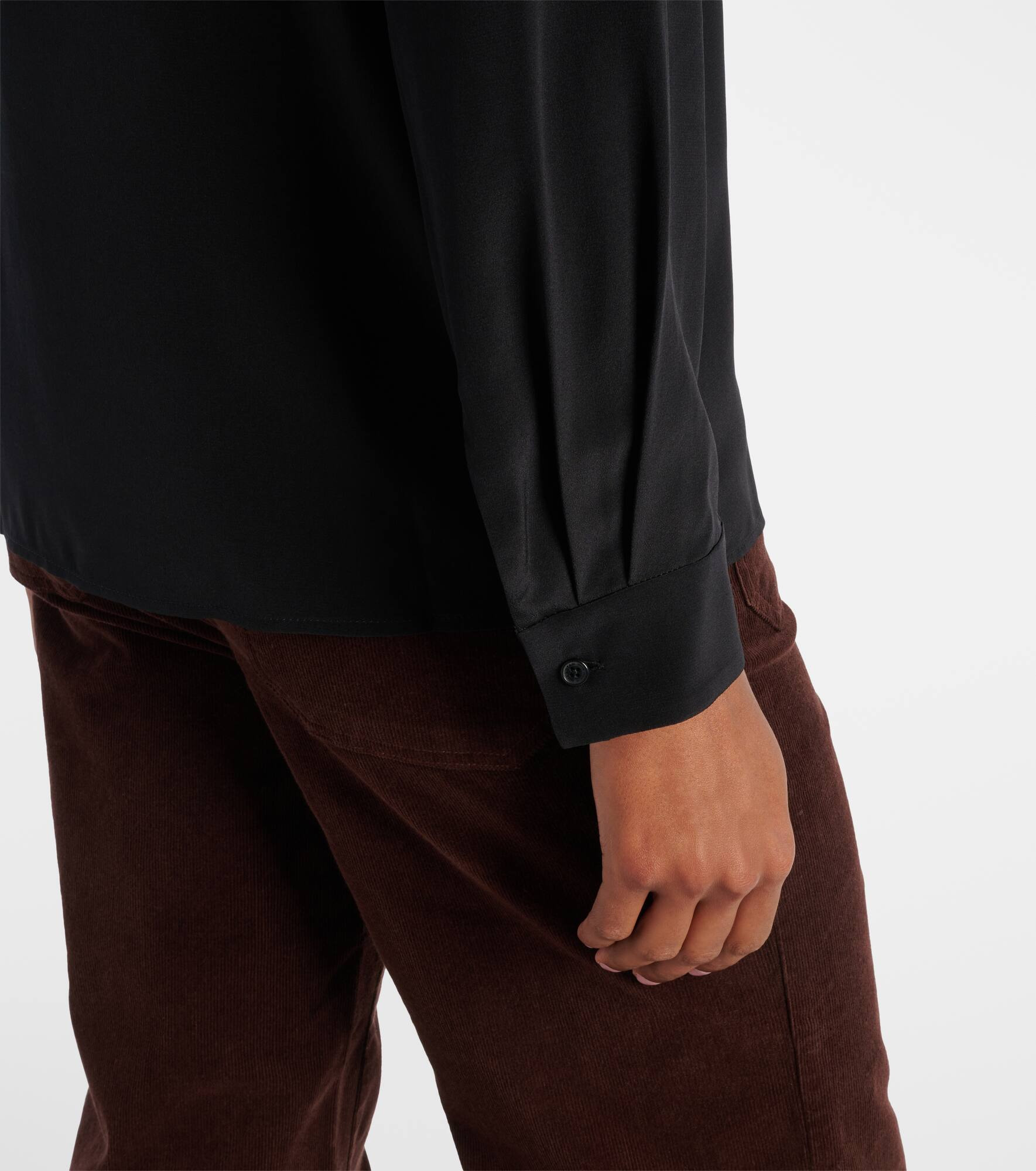 Angelique bow-detail silk blouse - 5