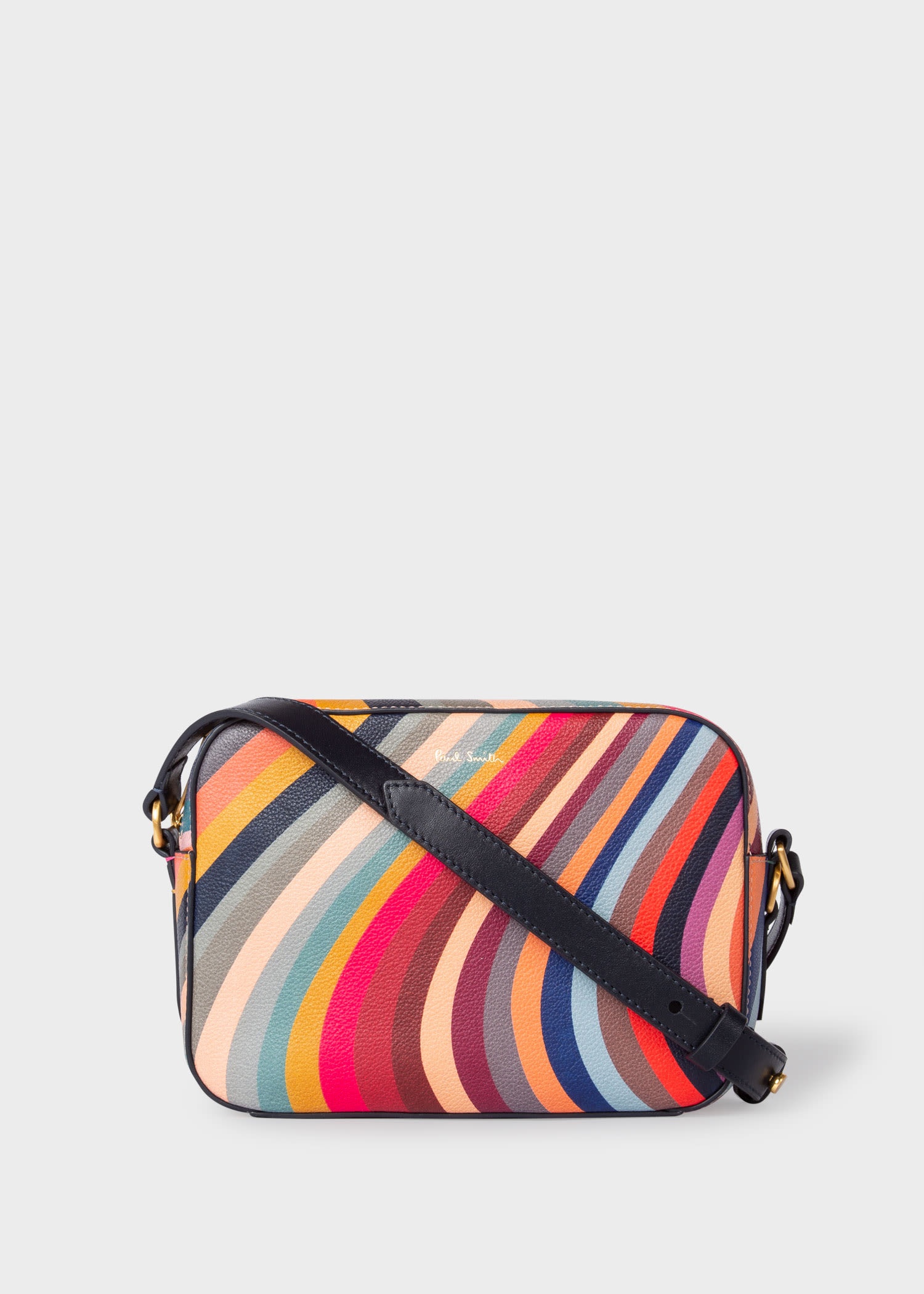 Paul Smith Women's 'Swirl' Print Leather Hobo Bag