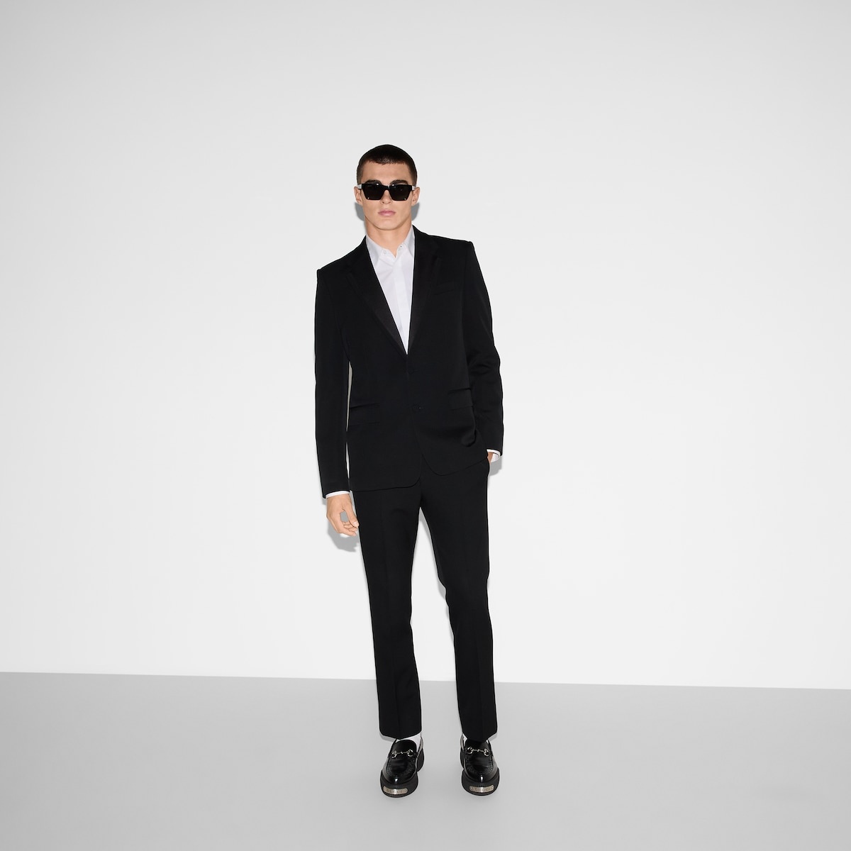 Grain de poudre wool tuxedo - 3