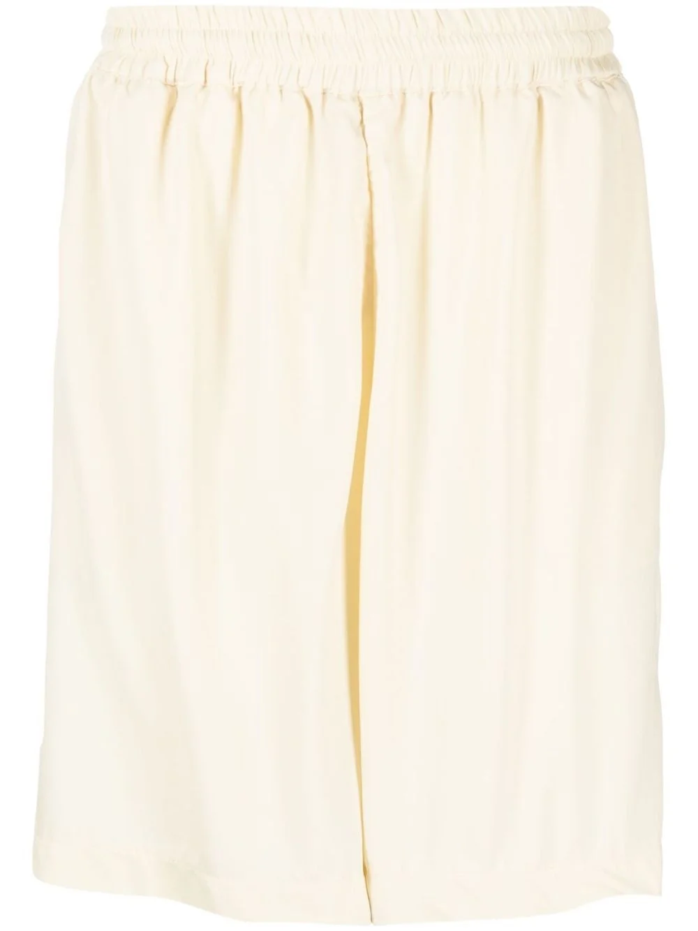 elasticated-waistband wool Bermuda shorts - 1