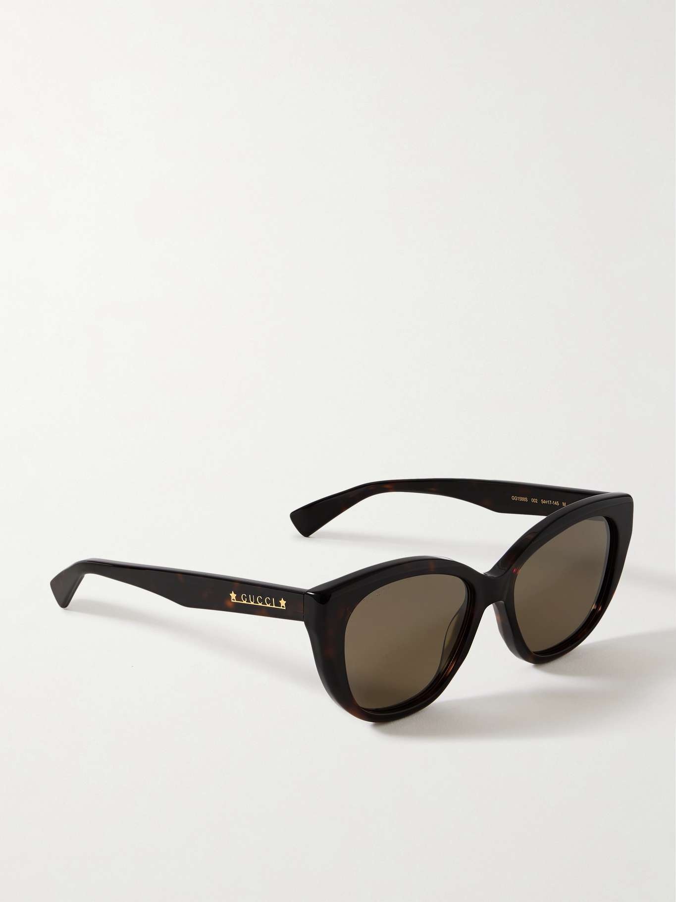 Oversized cat-eye tortoiseshell acetate sunglasses - 3