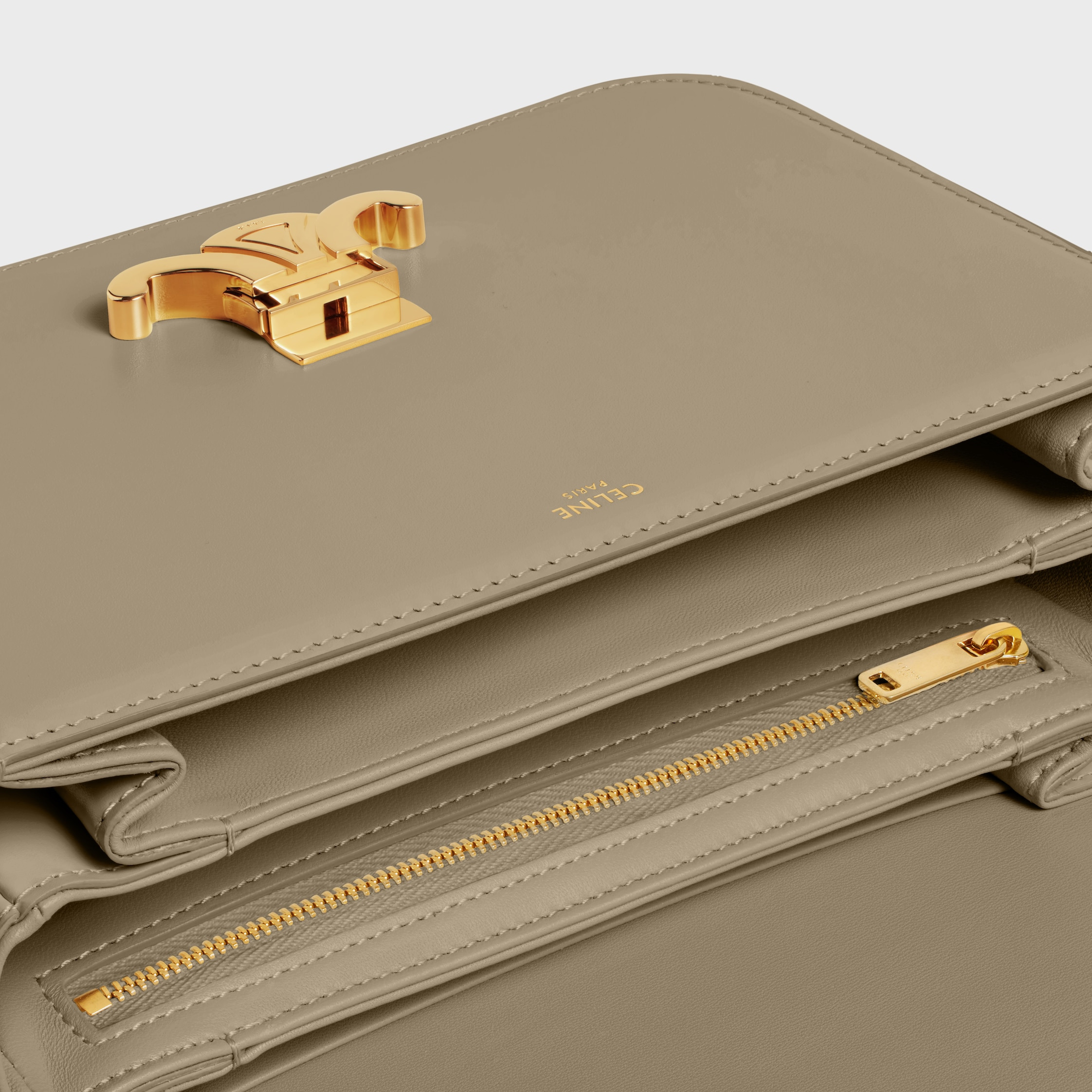 CLASSIQUE TRIOMPHE BAG IN shiny calfskin - 4