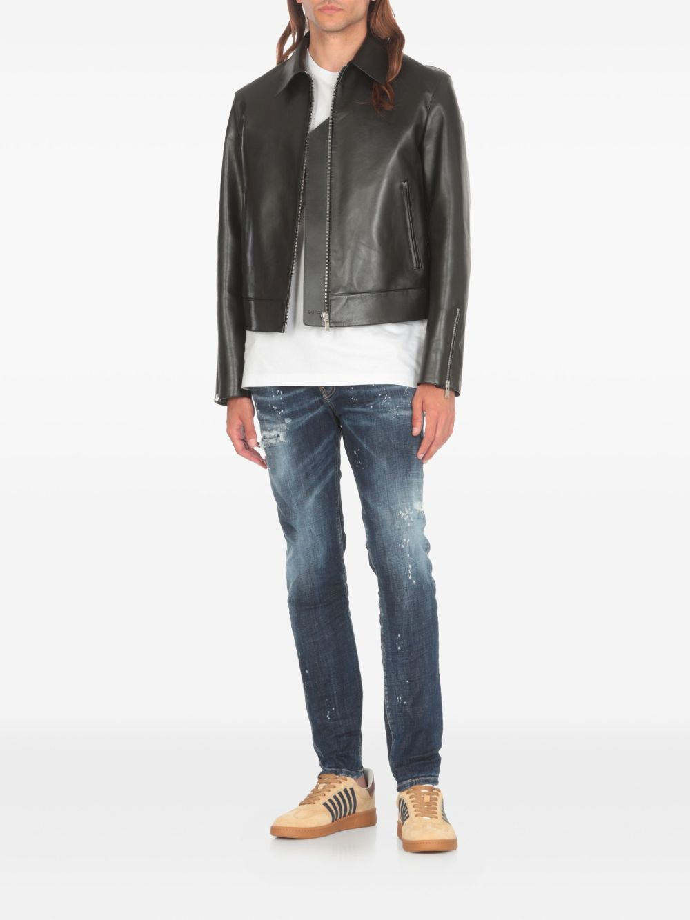 distressed skinny jean - 2