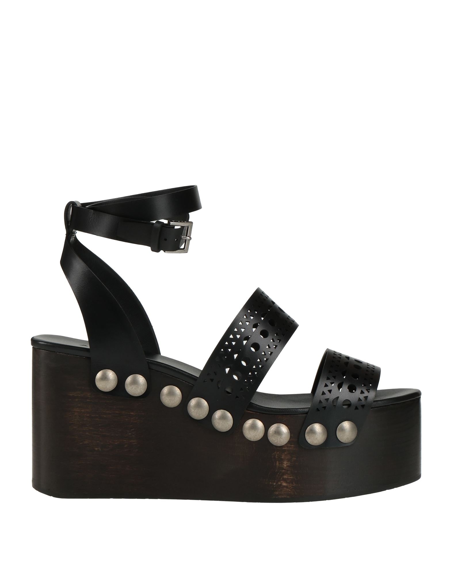 Black Women's Sandals - 1