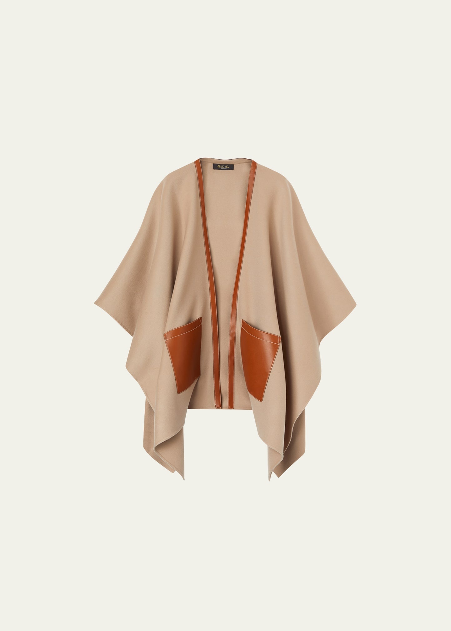 Loro Piana Cashmere & Leather Cape