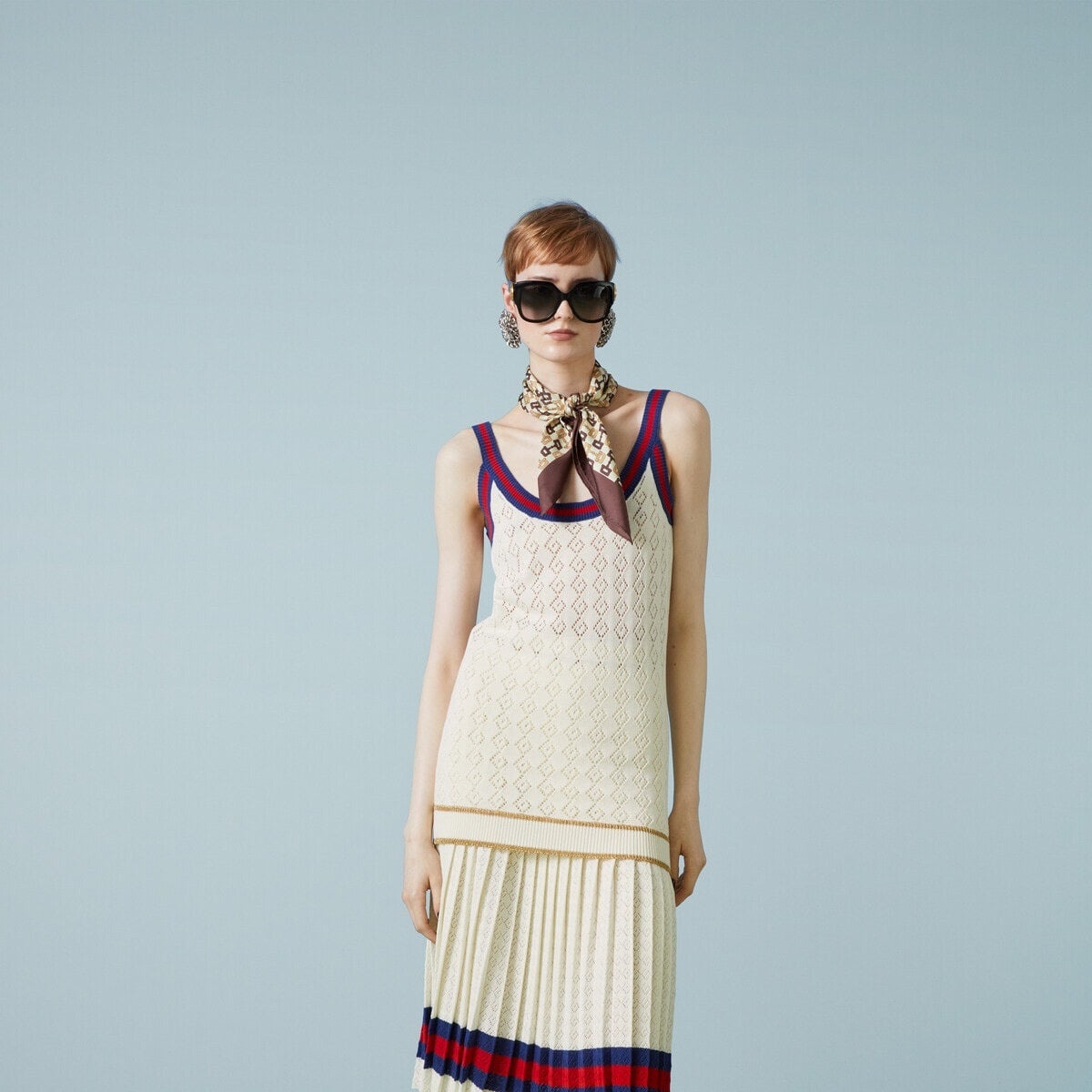 Gucci Web Cotton Tank Top - 2