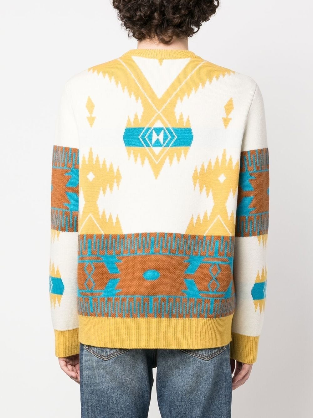 Icon Jacquard abstract-pattern jumper - 4