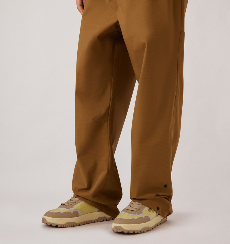 AUTRY WILDPACE LOW SNEAKERS IN RIPSTOP NYLON AND LEATHER COLOR LEMON GRASS AND INCENSE outlook