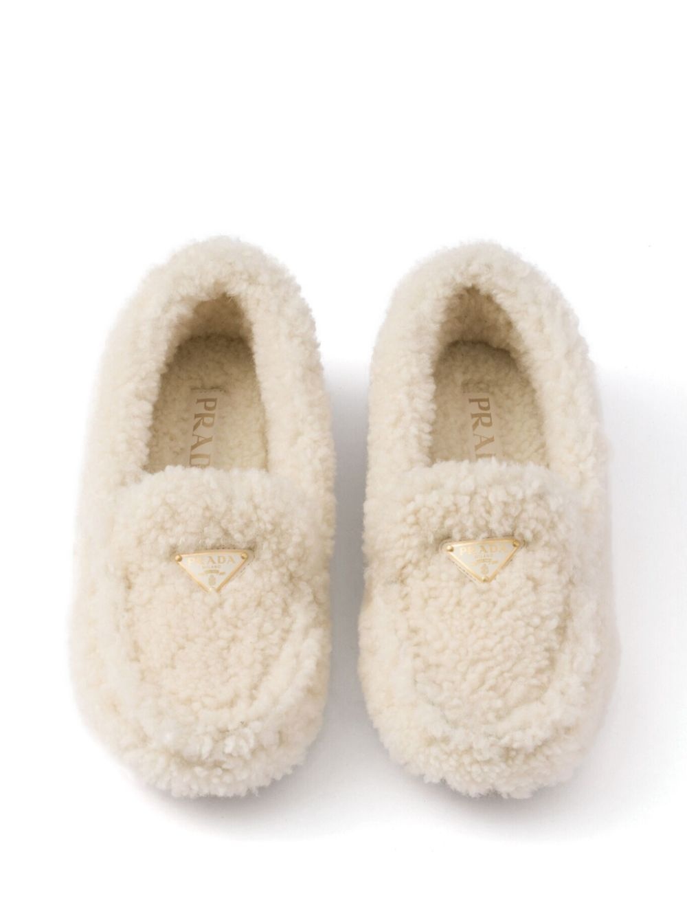 shearling driving shoes - 4