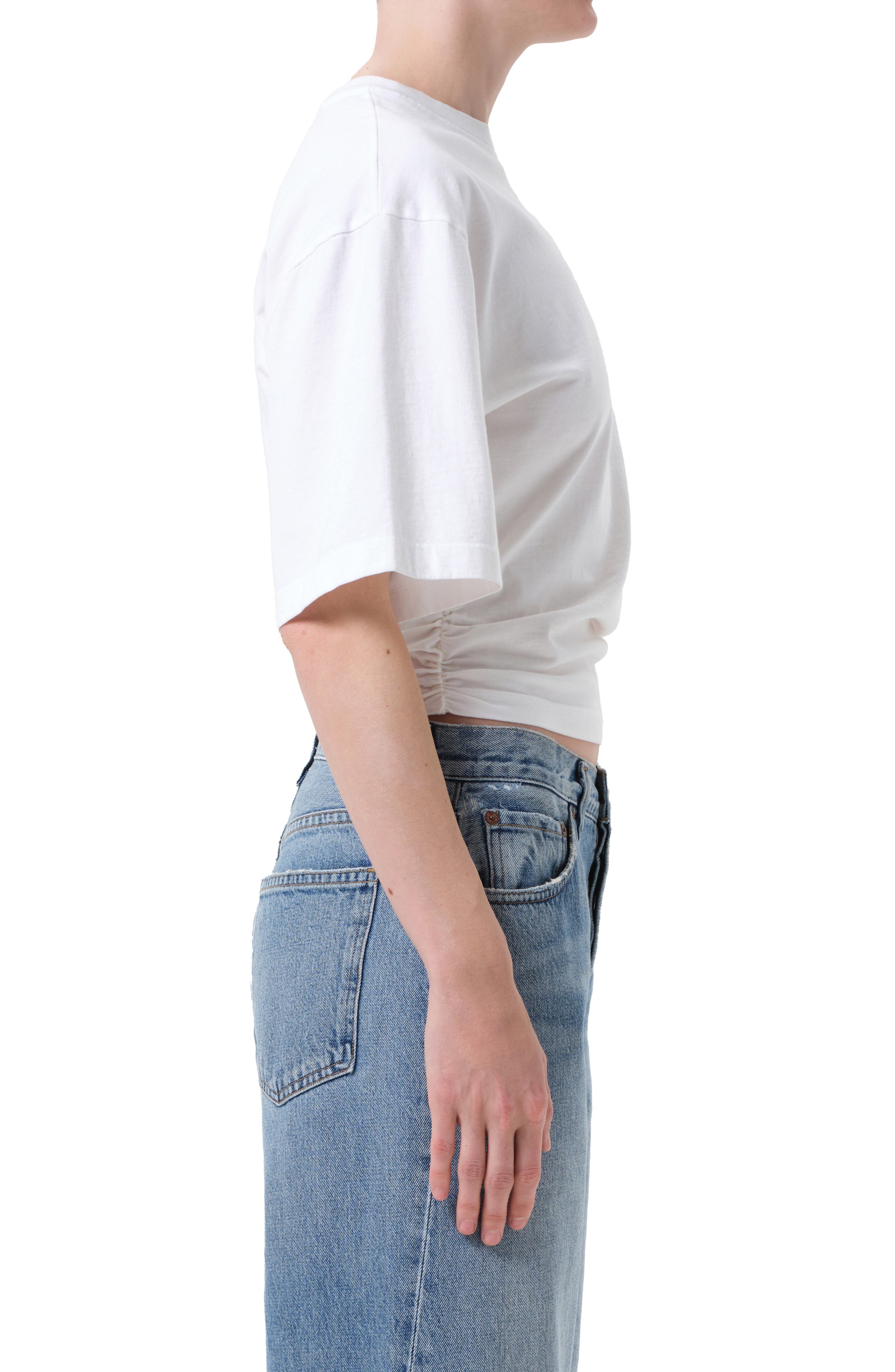 AGOLDE Shari Coton Graphic T-Shirt in White at Nordstrom - 3