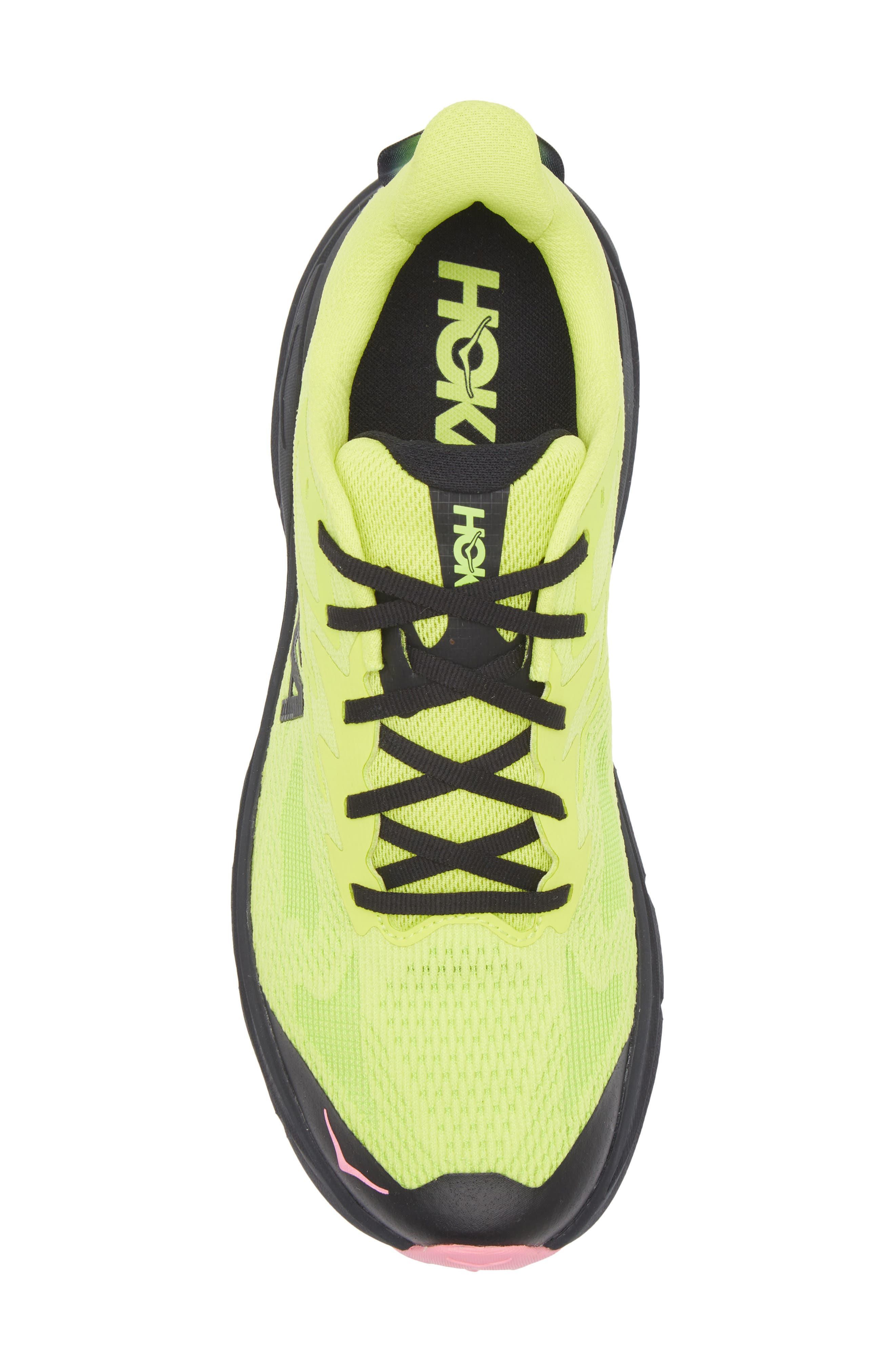 HOKA Challenger 8 Running Shoe in Neon Hoka Citrus /Black at Nordstrom - 5
