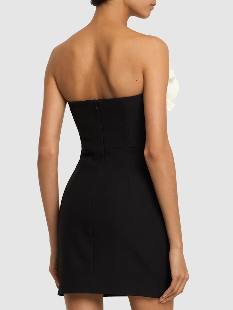 Strapless draped mini dress - 3